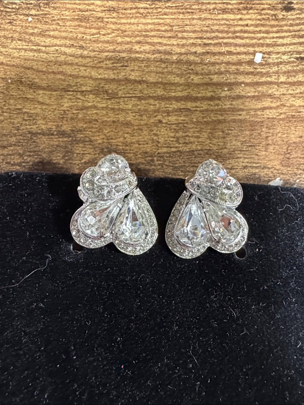 Eisenberg Clip On Vintage Earrings